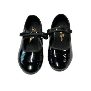 Black Dance Class Beginner Molly Jane Tap shoe Girls Size 4